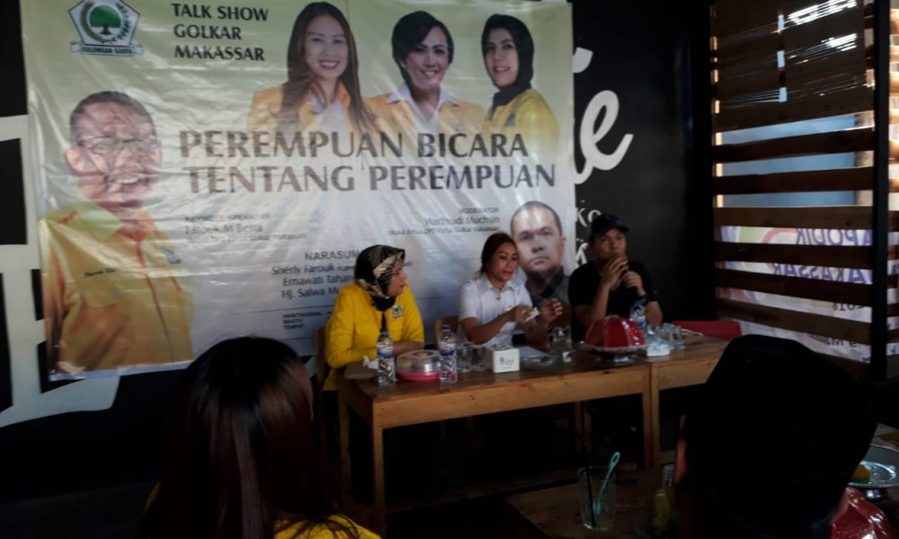 Caleg Perempuan Tampil Di Talk Show Golkar Ujung Jari