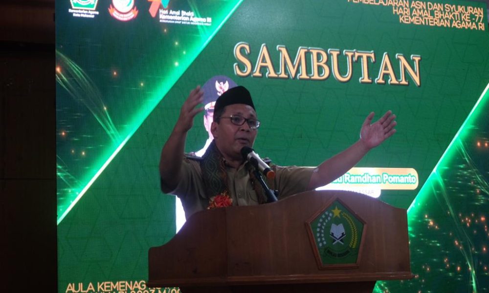 Danny Gaungkan Perkuatan Umat Di Hadapan Seluruh Pegawai Kemenag