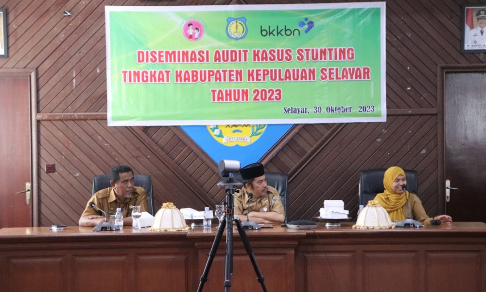 DP3AP2KB Kepulauan Selayar Lakukan Audit Kasus Stunting Ujung Jari