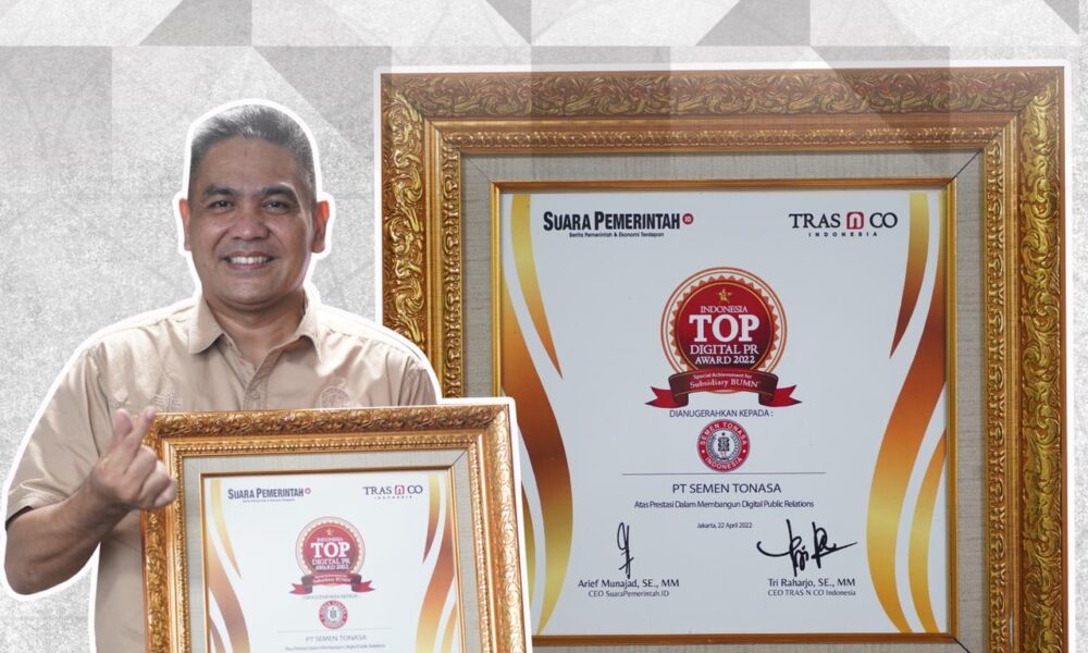 Semen Tonasa Raih Penghargaan Indonesia Top Digital Public Relation ...