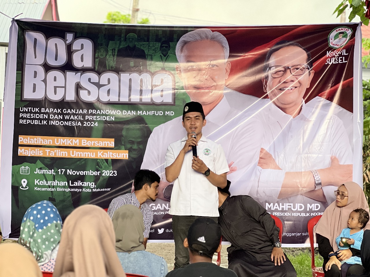 Santri Ganjar Berikan Tips Memulai Umkm Bersama Ratusan Jemaah Majelis Taklim Di Makassar 8411