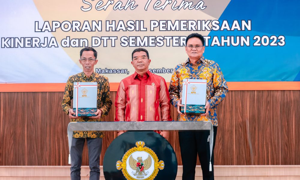 Awal Tahun 2024, Suardi Terima LHP BPK 2023 – Ujung Jari